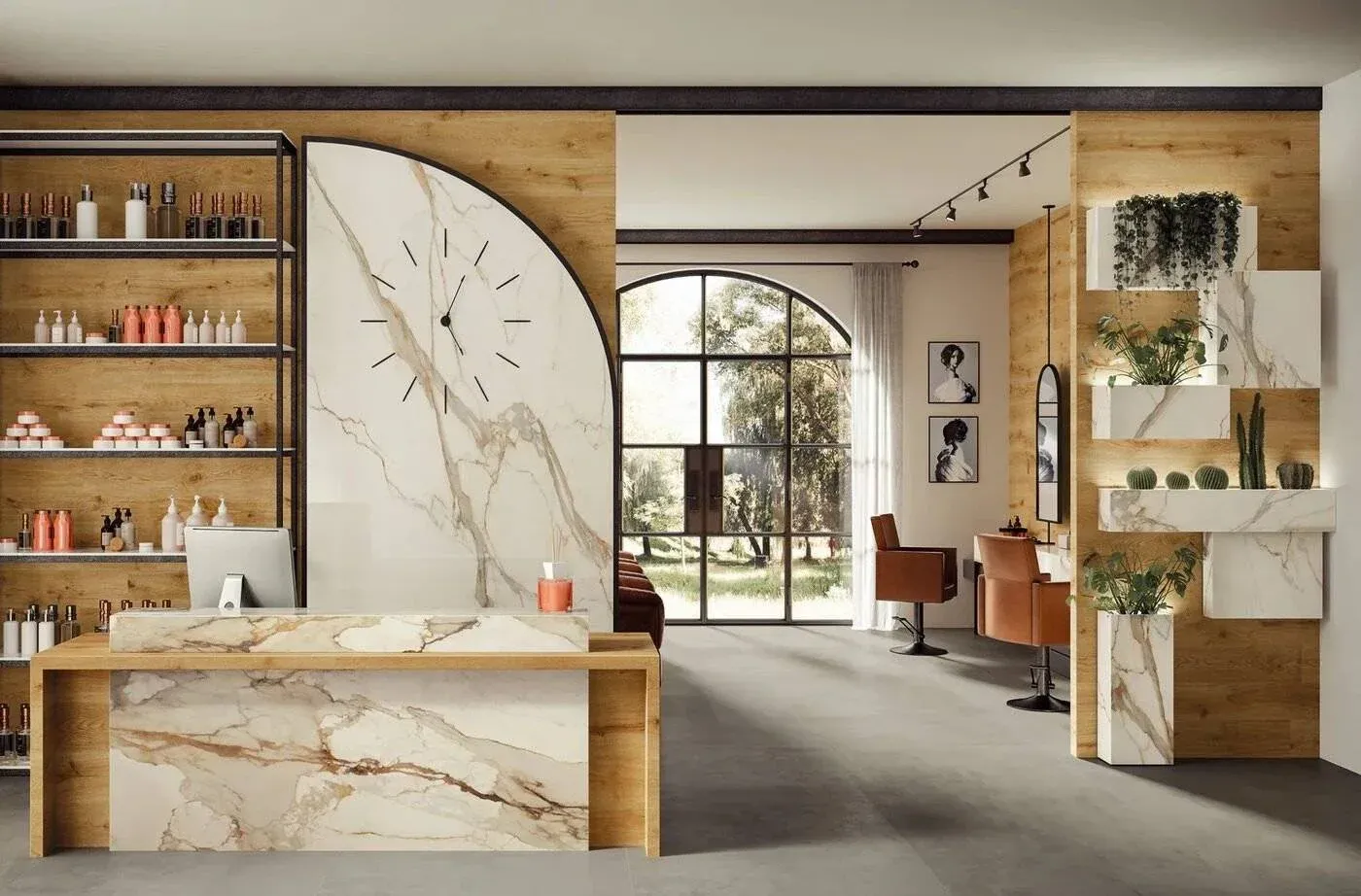 Install luxury porcelain tiles for kitchens